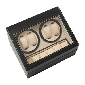 Movimiento automático de relojes caja de reloj caja de reloj Watchwinder caja para 4+6 relojes - Imagen 1 de 16
