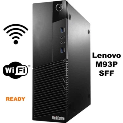 Lenovo ThinkCentre M93p SFF i5-4570 3.20GHz  16GB  / 180GB SSD Win 10 Pro / Wifi - Image 1 of 4