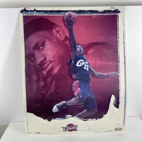 Lebron James Cleveland Cavaliers Poster 2007 16"x 20" Pre Owned Cavaliers Cover