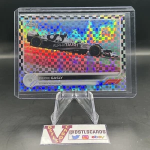 2022 Topps Chrome F1 - PIERRE GASLY CARS CHECKERBOARD #121 Scuderia Alphatauri - Picture 1 of 3