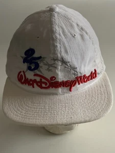 NWT Vintage 1986 Walt Disney World Corduroy Hat Cap 25th Anniversary - Picture 1 of 7