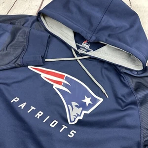 New England Patriots Sweatshirt Herren X-Large Blau Therma Hoodie Pullover NFL - Bild 1 von 11