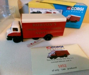 CORGI CLASSICS No.30304 - ROBSON'S OF CARLISLE - Thames Trader Box van 1/50 Cert - Picture 1 of 6