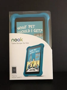 Nook Scuba Blue Micro Foam Kid's Bumper Case 7" Nook Tablet NEW PACKAGE - Picture 1 of 2
