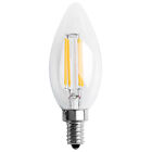 2X(Filament De Flamme De Bougie E12 2W Cob Ajustable Ampoule Lampe Led 5)