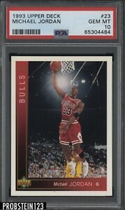 1993-94 Upper Deck #23 Michael Jordan Chicago Bulls HOF PSA 10 GEM MINT