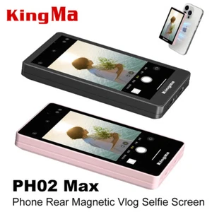 KingMa PH02 Max Téléphone Vlog Selfie Moniteur Écran Caméra Arrière Magnétique pour iPhone - Photo 1 sur 10