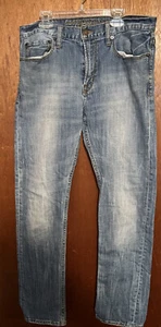 American Eagle Stretch Low Rise Blue Women Size 6 Regular - Picture 1 of 5