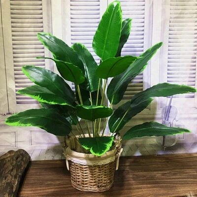 70-85cm Artificial Banana Tree Plastic House Plant Home Hotel Living Room Decor - Image 1 of 4