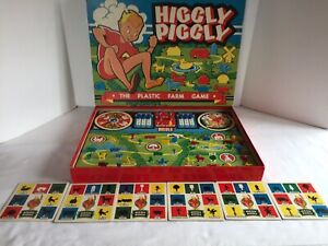 Higgly Piggly Game 1953 The Plastic Farm Board Game by Cadaco