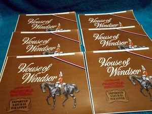 Lot of 6 VTG Cigar Box Label House of Windsor Javelins  (Knight on Horseback) - Picture 1 of 4