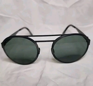 Ovvo 3822 Sunglasses Handmade Titanium Deep Olive With Green Tortoise - Picture 1 of 4