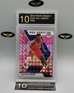 2019 Panini Mosaic New Orleans Pelicans ZION WILLIAMSON  #269 pink rookie LRG 10 - Picture 1 of 2