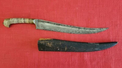 Peshkabz indio del siglo XIX con empuñadura de piedra Foto 1 de 4