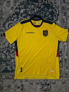 Marathon Ecuador Home Jersey World Cup 2022 - Yellow - Size XL - Preowned - Picture 1 of 5