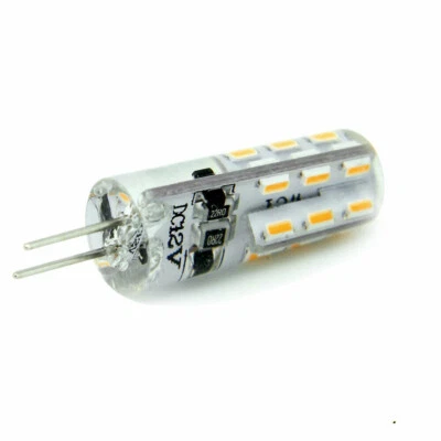 Mini G4 LED Light Bulb 2W 12V 220V 3014 SMD Silicone Lamp Replace 20W Halogen lb - Image 1 of 4