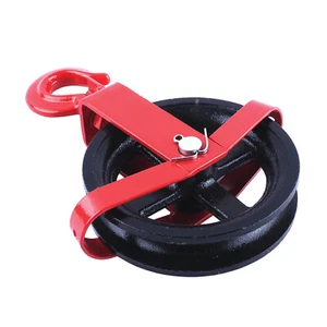 Seilrolle Umlenkrolle Baurolle Heberolle Bauaufzug Vogelrolle Flaschenzug Attest - Bild 1 von 18