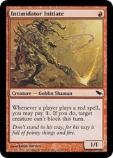 3 INTIMIDATOR INITIATE ~mtg NM Shadowmoor Common x3