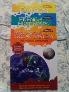Grade 1-3 Workbooks with Stickers, vol. 5, Paperback, Set of 3 (2019, Bendon) - Picture 1 of 1