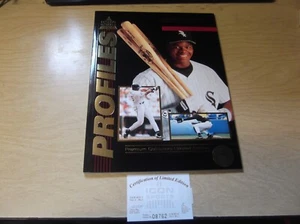 1992 Icon Sports Profiles Premiere Magazin Ausgabe 1 Frank Thomas 08762/10500 Echtheitszertifikat - Bild 1 von 2