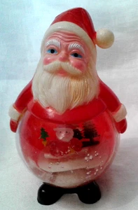 Vintage Hard Plastic Standing Santa Snow Glove #758 - Picture 1 of 10