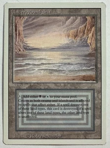 Magic the Gathering Dual Land - Underground Sea (Revised) Karte - Bild 1 von 2