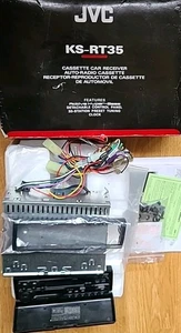 JVC KS-RT35 Cassette Player Auto Receiver Stereo abnehmbares Gesicht Neu & Komplett  - Bild 1 von 13