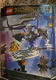 2015 Lego Bionicle 70793 - SKULL BASHER with Mask and Hook Axes(72 Pcs) New*read