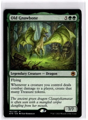 Old Gnawbone  Adventures in the Forgotten Realms LP x1 MTG Magic: the Gathering - Image 1 of 2