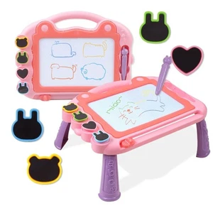 Reusable Magnetic Drawing Board Colorful Drawing Board Children's Drawing - Afbeelding 1 van 15