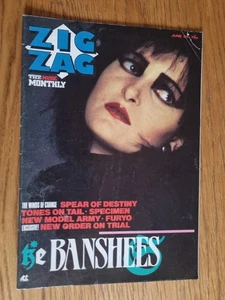 Zigzag Magazine June 1984 Siouxsie & the Banshees New Order New Model Army - Picture 1 of 9