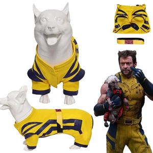 X-Men Deadpool 4 Wolverine James Howlett/Logan Dogpool Peggy Dog Vest Harness - Picture 1 of 18