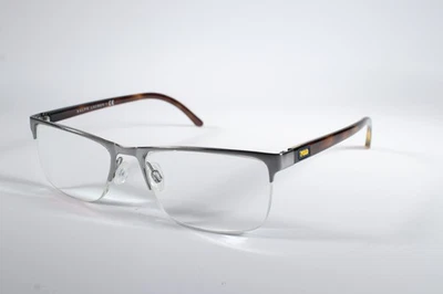 Ralph Lauren Eyeglasses PH 1161 Mens Silver/Brown 9050 Semi-Rimless Metal Frames - Image 1 of 4