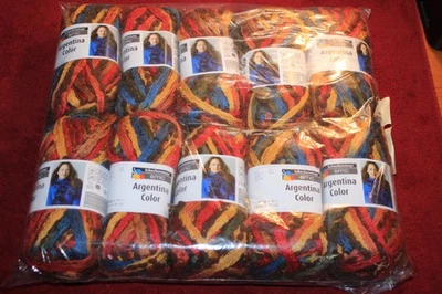 Lote de 10 hilos multicolores Schachenmayr SMC ARGENTINA COLOR Foto 1 de 3