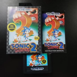 Sega Genesis Spiel Sonic The Hedgehog 2 CIB komplett in OVP  - Bild 1 von 11