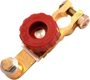 Top Post Positive Battery Disconnect Switch Waterproof Brass Cut Off Car - Picture 1 of 8