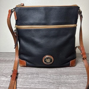 Dooney & Bourke Pebble Grain Crossbody Shoulder bag Navy blue - Picture 1 of 10