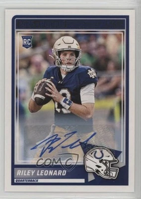 2025 Score Rookies Signatures Riley Leonard #9 Auto RC - Image 1 of 3