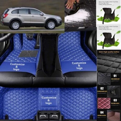 For Chevrolet Captiva Car Floor Mats Anti-Slip Carpets Handmde Liners — 第 1/4 张图片