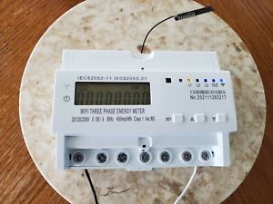 WiFi Electric meter kwh 3 phase up to 240 volts per phase
