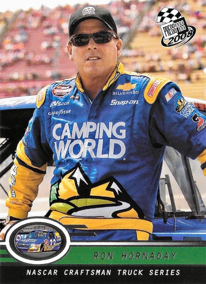 2008 Press Pass - NASCAR Craftsman Truck Series #47 Ron Hornaday Jr. Sports Card - Image 1 of 4