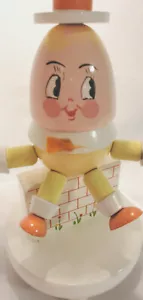 Vintage Décor Wooden Humpty Dumpty lamp Nursery Originals Co. 12.5” tall - Picture 1 of 6