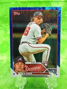 Dylan Dodd RC /999 Blue Foilboard 2023 Topps Update Series #US51 Atlanta Braves - Picture 1 of 11