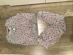 NWT Tommy Hilfiger Womens Logo Printed Thermal Pajama Set SzL (MRSP $72) - Picture 1 of 5