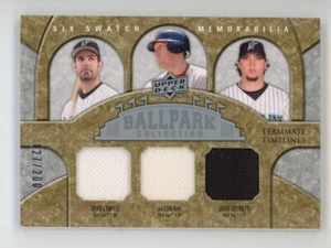 2009 Upper Deck Ballpark Collection Six Swatch Josh Beckett/Mike Lowell/Hill - Imagen 1 de 4