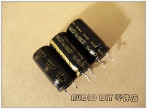 10pcs/50pcs ELNA black gold word RA2 1000uF/16V1000uF audio capacitor 10x20 - Picture 1 of 1