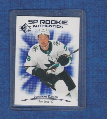 2021-22 SP Retail Blue Rookie Authentics # 112 Jonathan Dahlen - Image 1 of 2