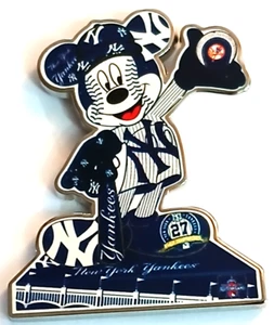 Prendedores de los Yankees de Nueva York RARO RETIRADO Disney Mickey Pin 2010 All Star Game MLB - Imagen 1 de 4