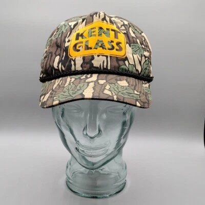 Sombrero Cobra Snapback Vintage Años 80 "Camuflaje Corteza" Marrón Verde Foto 1 de 4