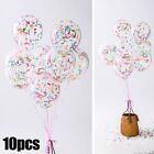 10× Ice Cream Balloons Birthday Wedding Decoration Strips Paper Confetti Ballons